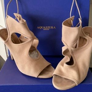 Aquazurra Nude sandals 9.5